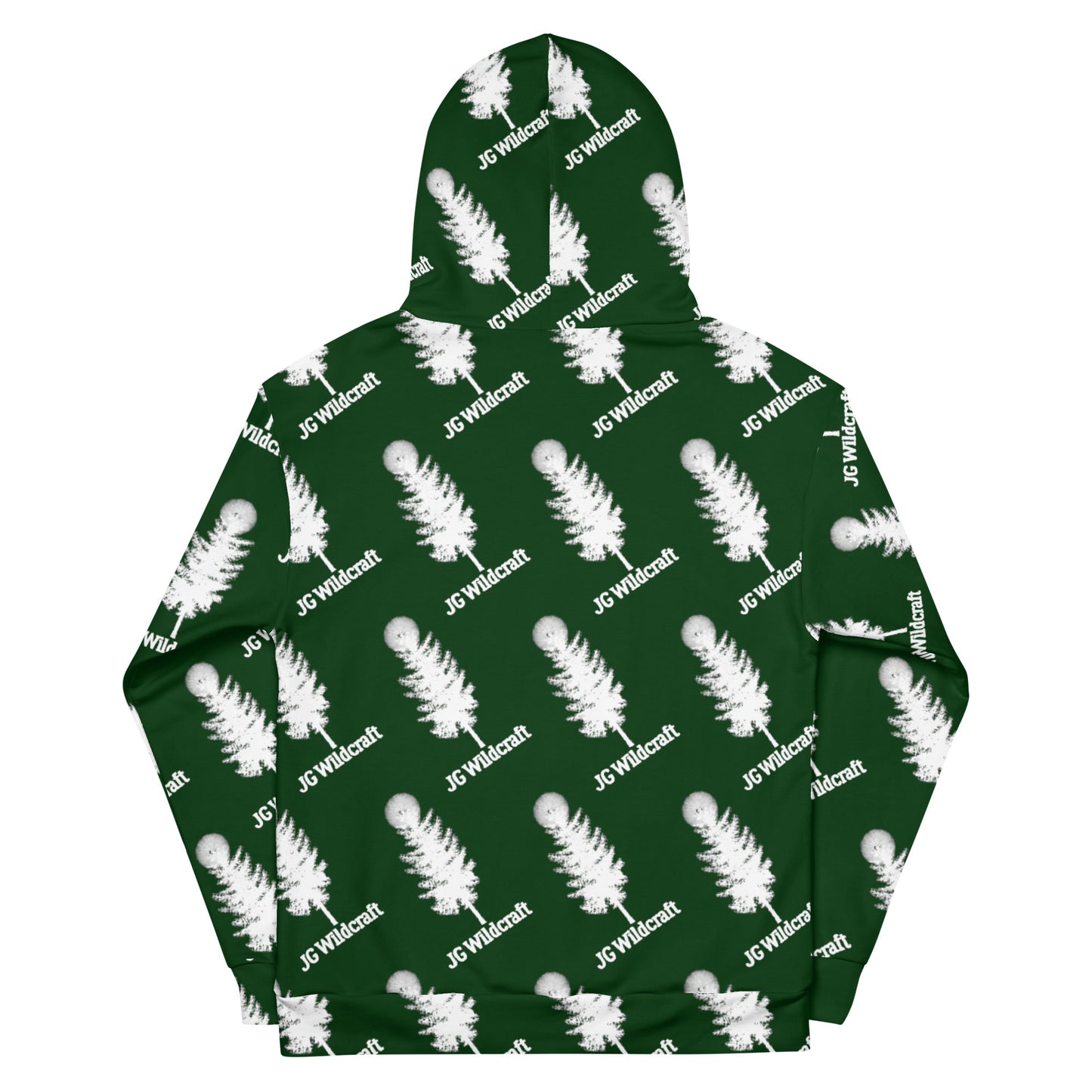 JG Wildcraft Green Logo Print Unisex Hoodie