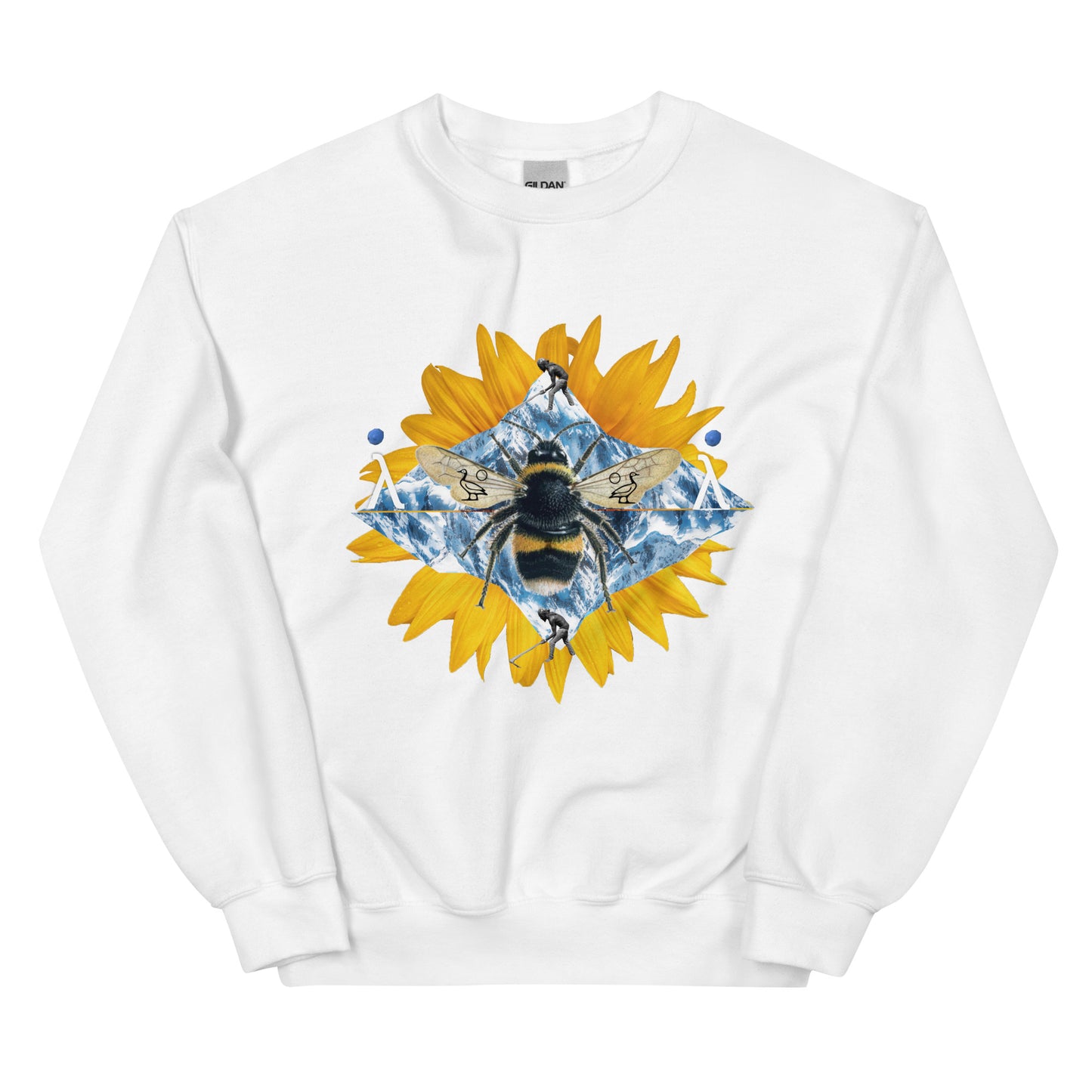 Sunflower Bee Unisex Sweatshirt