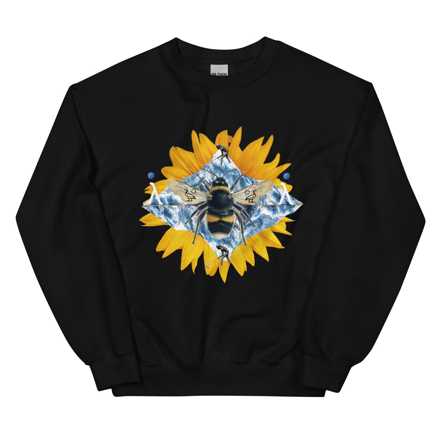 Sunflower Bee Unisex Sweatshirt