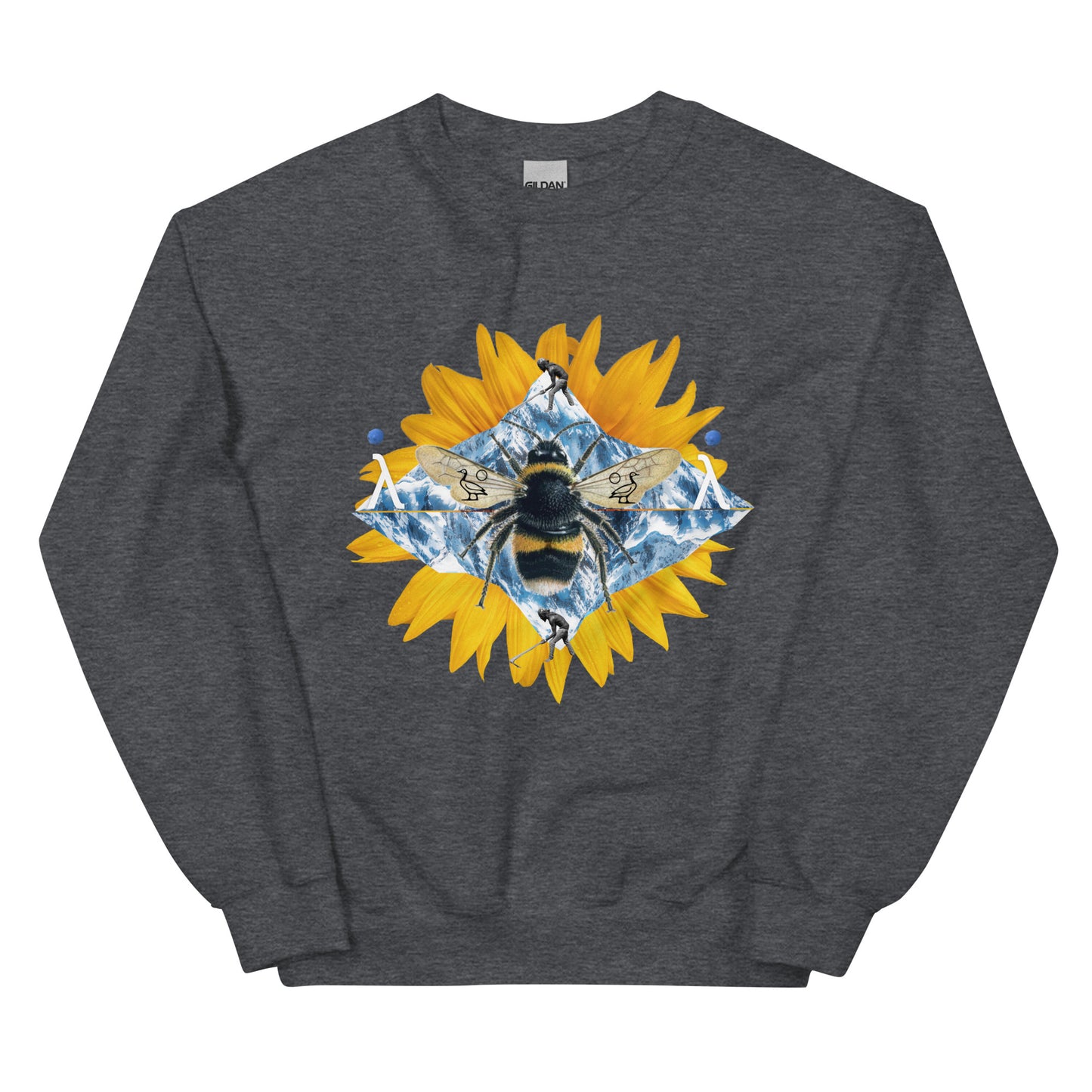 Sunflower Bee Unisex Sweatshirt