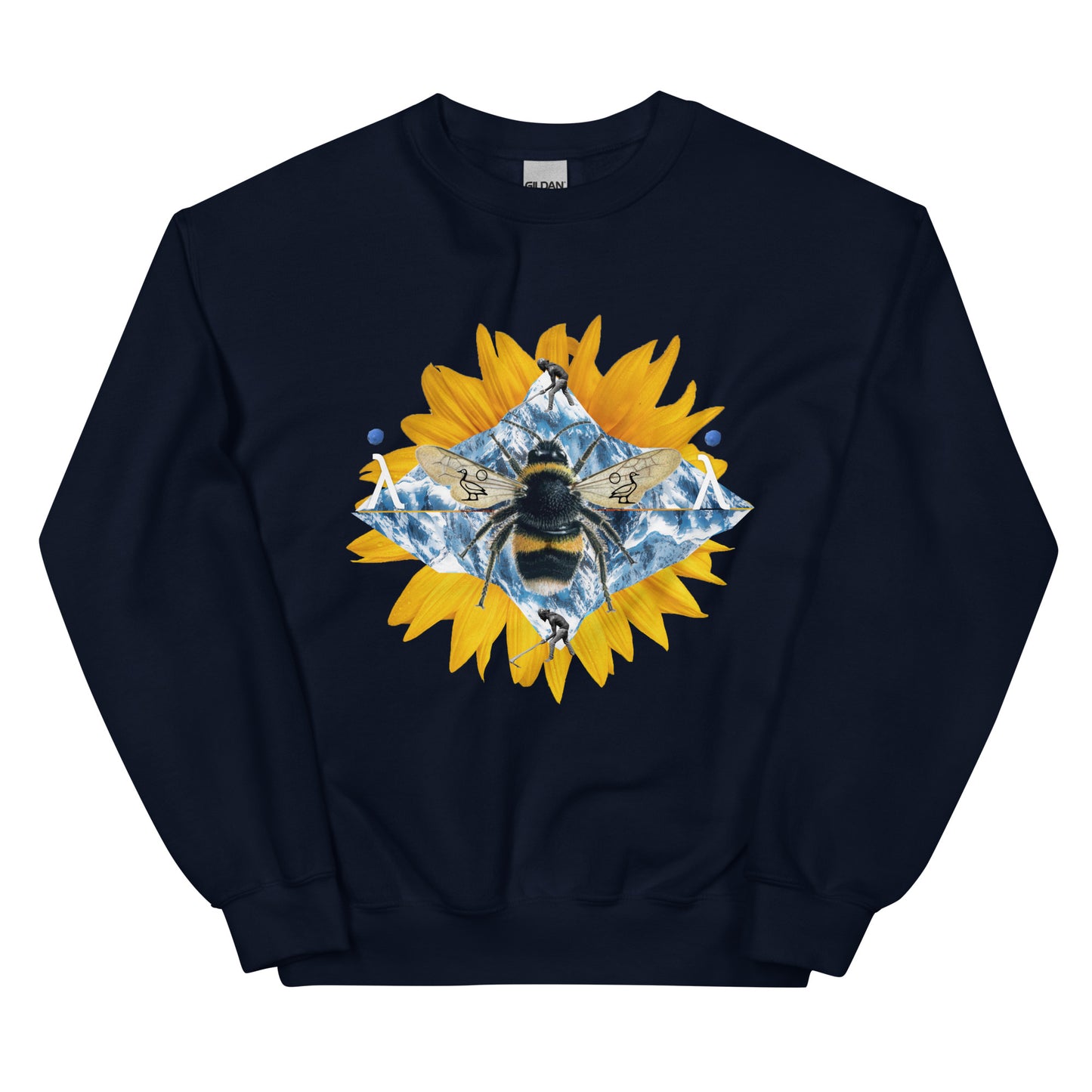 Sunflower Bee Unisex Sweatshirt