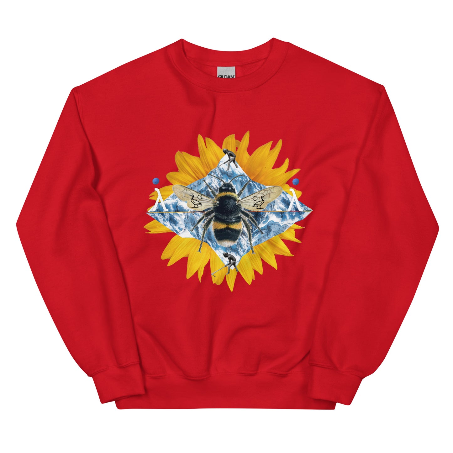 Sunflower Bee Unisex Sweatshirt