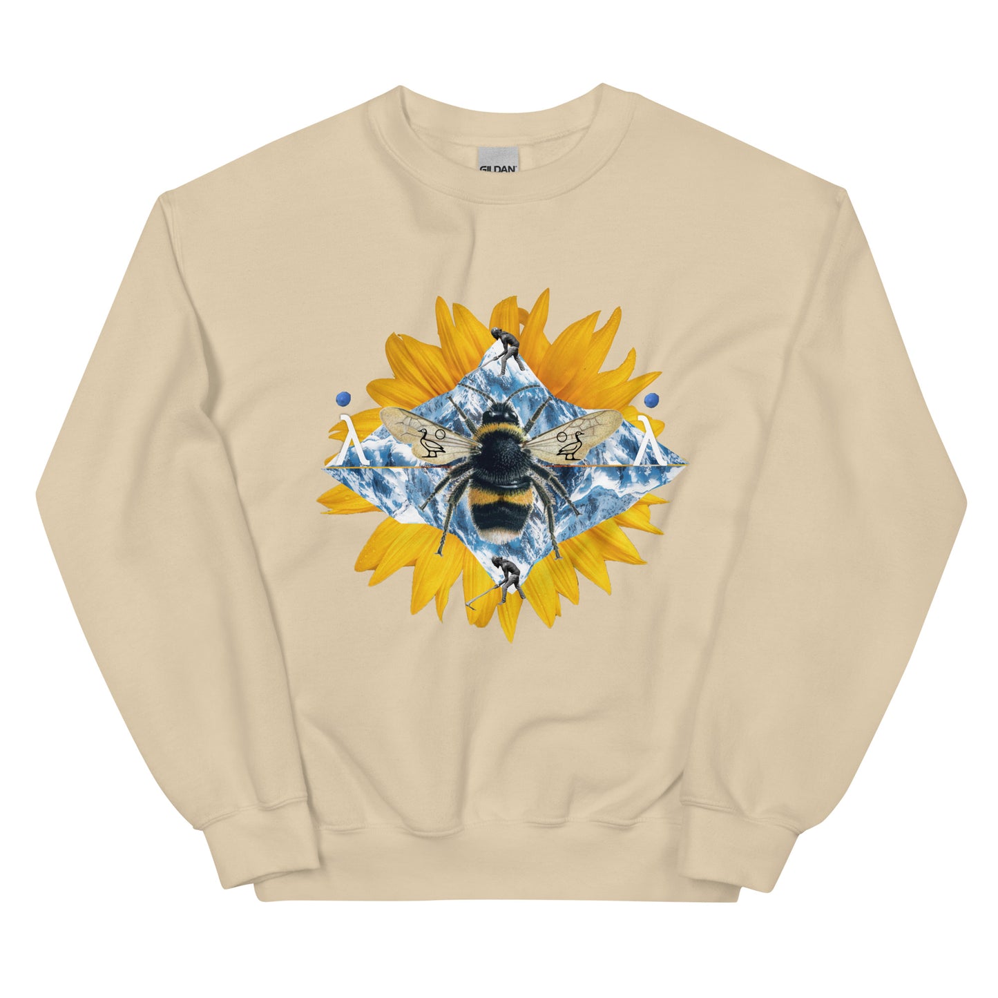 Sunflower Bee Unisex Sweatshirt