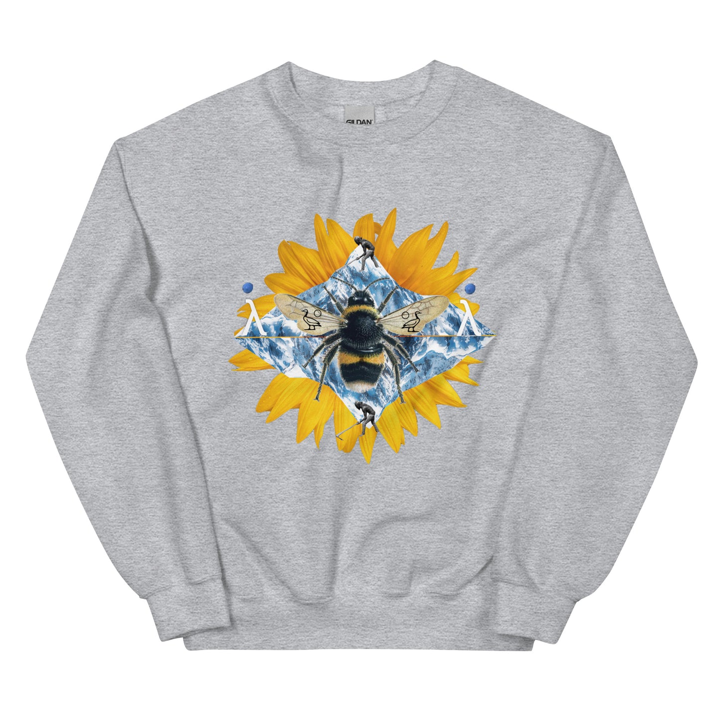 Sunflower Bee Unisex Sweatshirt
