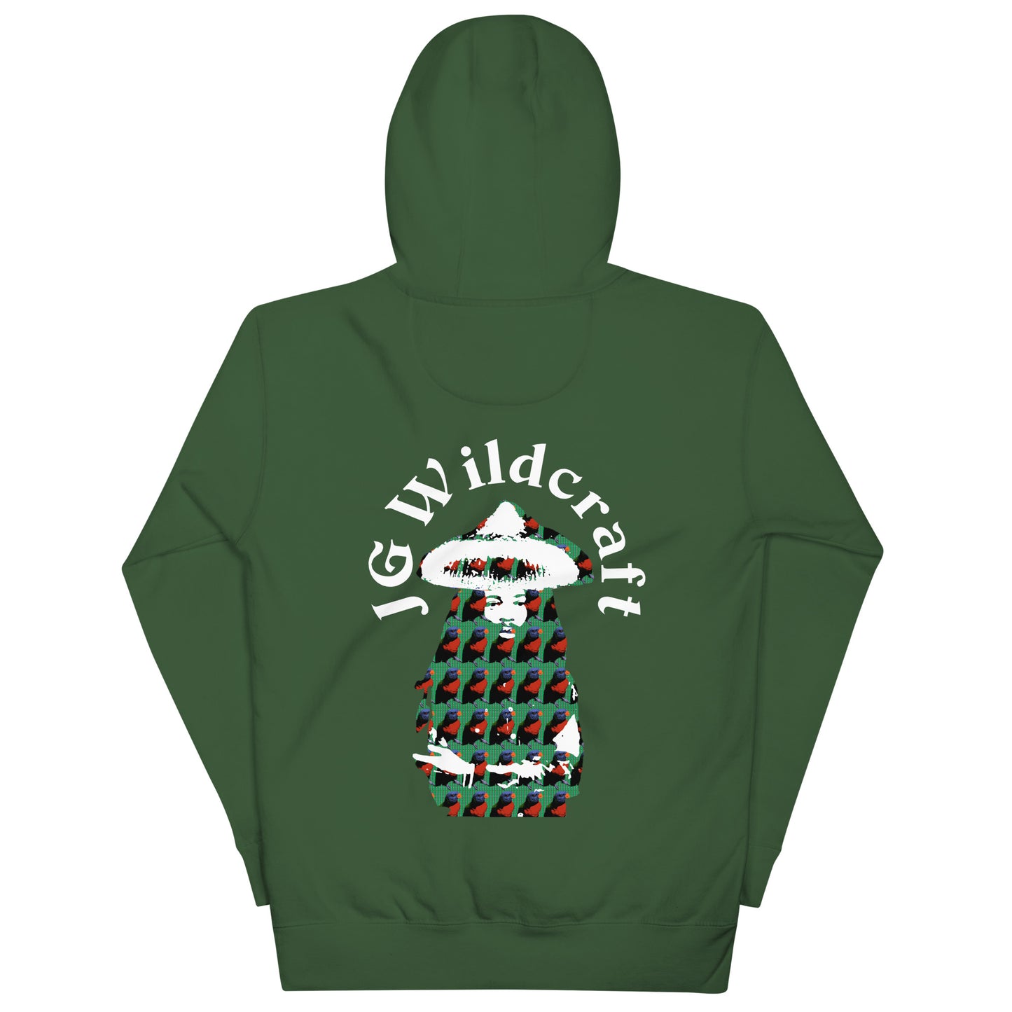 Parrot Print Wizard Unisex Hoodie