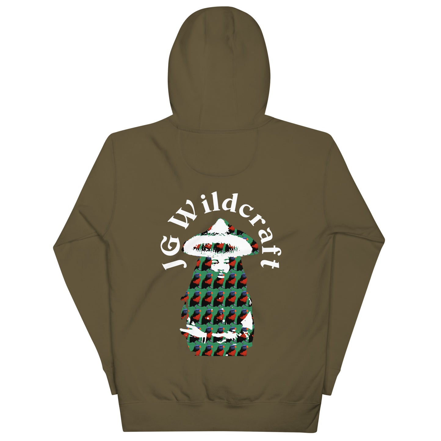 Parrot Print Wizard Unisex Hoodie